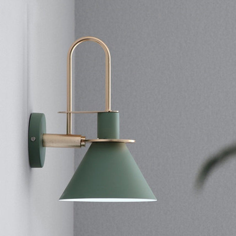 Modern Minimalist Horn Iron 1-Light Wall Sconce Lamp