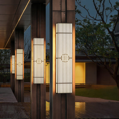 Chinese Steel Plastic LED Outdoor Wall Sconce Lamp