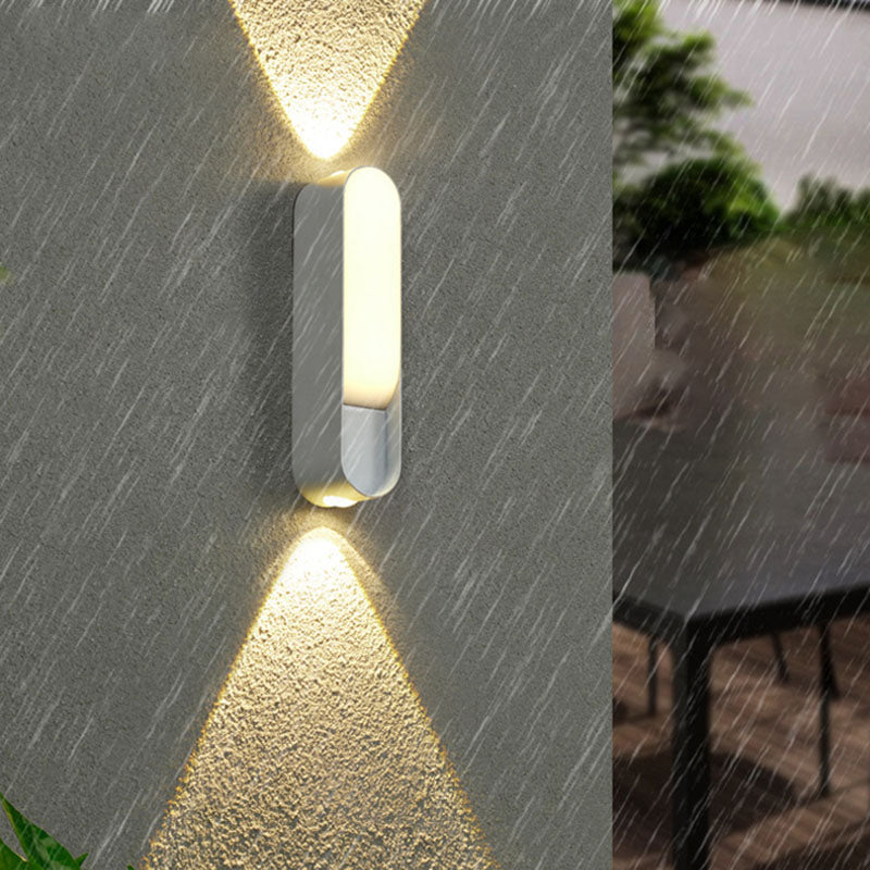 Waterproof Aluminum Acrylic LED Outdoor Wall Sconce Lamp