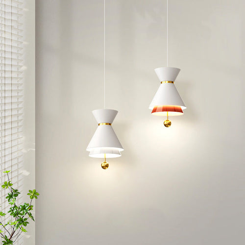 Scandinavian Bell Iron Aluminum LED Wall Sconce Lamp