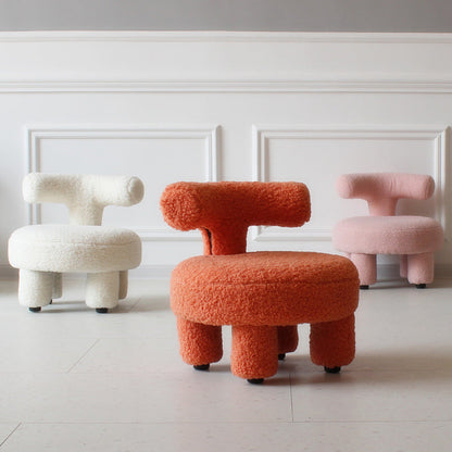 Contemporary Fabric Wood Chair