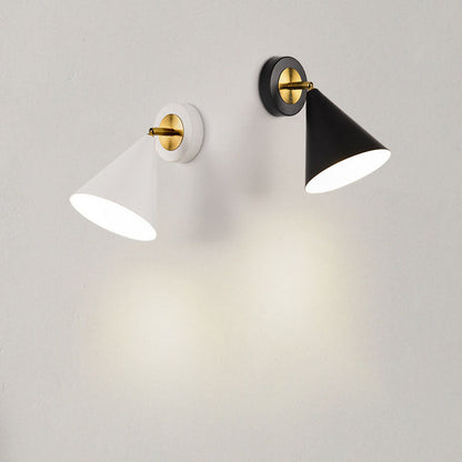 Minimalist Solid Color Rotatable 1-Light Wall Sconce Lamp