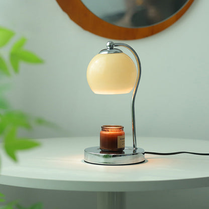 Modern Glass Orb Table Lamp
