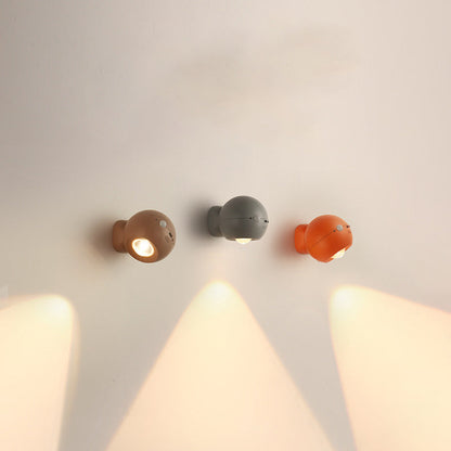 Modern Minimalist Orb USB ABS LED Wall Sconce Lamp