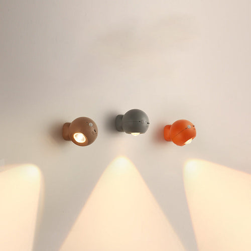Modern Minimalist Orb USB ABS LED Wall Sconce Lamp