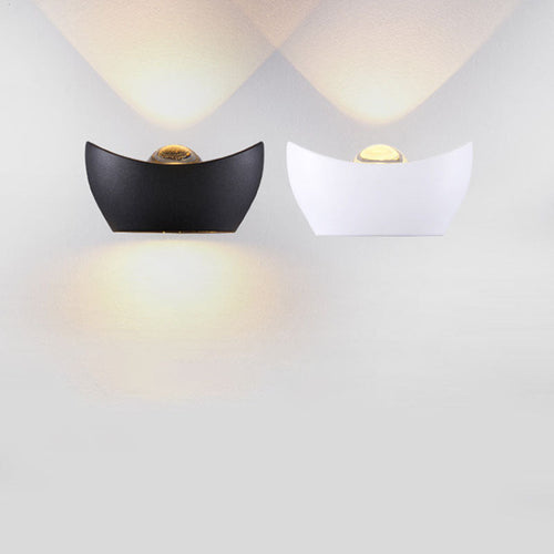 Simplicity Aluminum Ingot Shape LED Wall Sconce Lamp