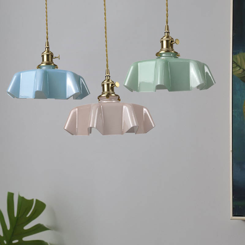 Traditional Petal Pendant Light