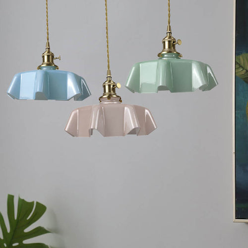 Traditional Petal Pendant Light