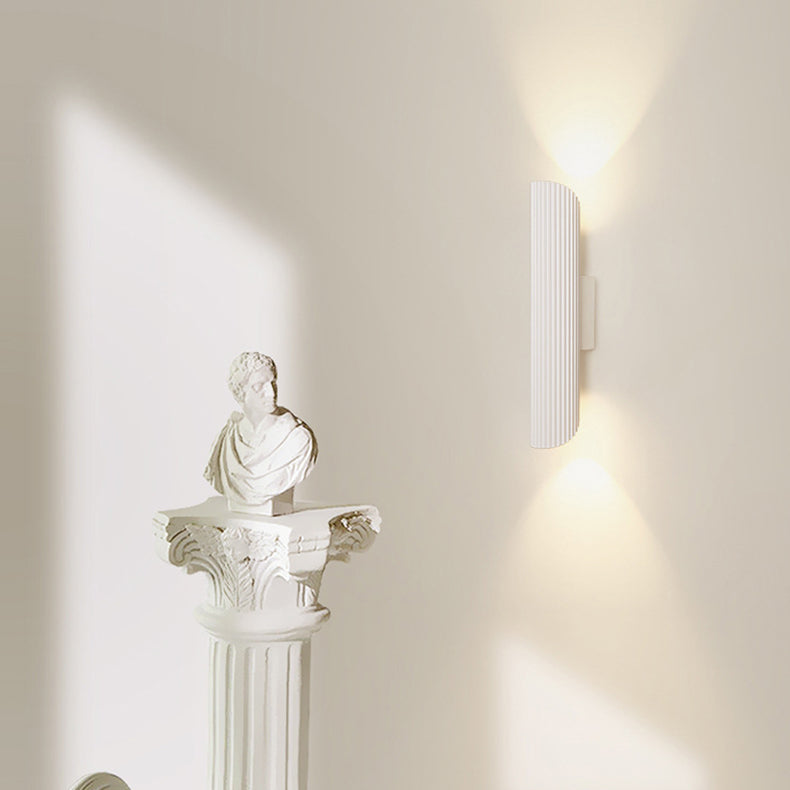 Simplicity Aluminum Roman Column Strip LED Wall Sconce Lamp