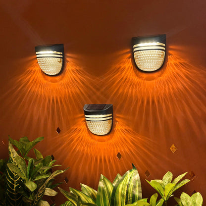 Simplicity ABS PC Elliptical Honeycomb LED Wall Sconce Lamp