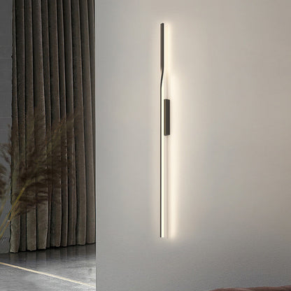 Aluminum Straight Line Silicone LED Wall Sconce Lamp