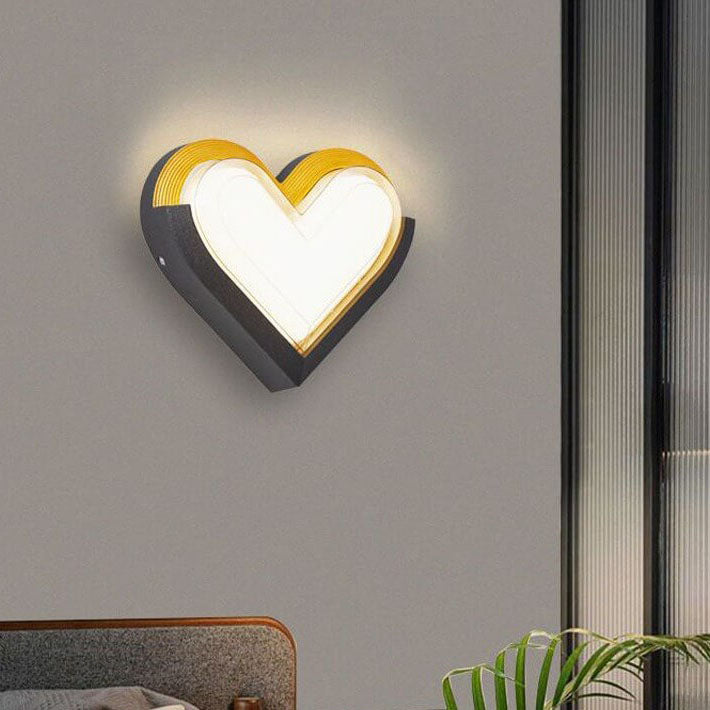 Acrylic Shape LED Outdoor Waterproof Wall Sconce Lamp