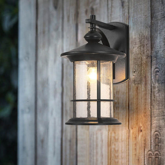Bubble Column 1-Light Outdoor Waterproof Wall Sconce Lamp
