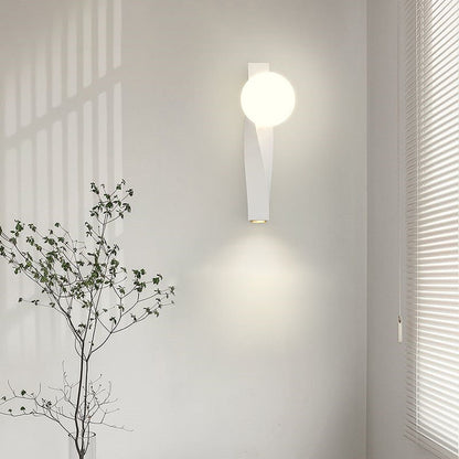 Nordic Cream PE Magic Bean Shade LED Wall Sconce Lamp