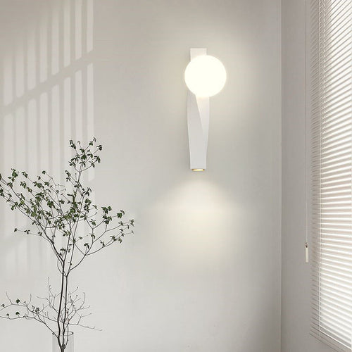 Nordic Cream PE Magic Bean Shade LED Wall Sconce Lamp