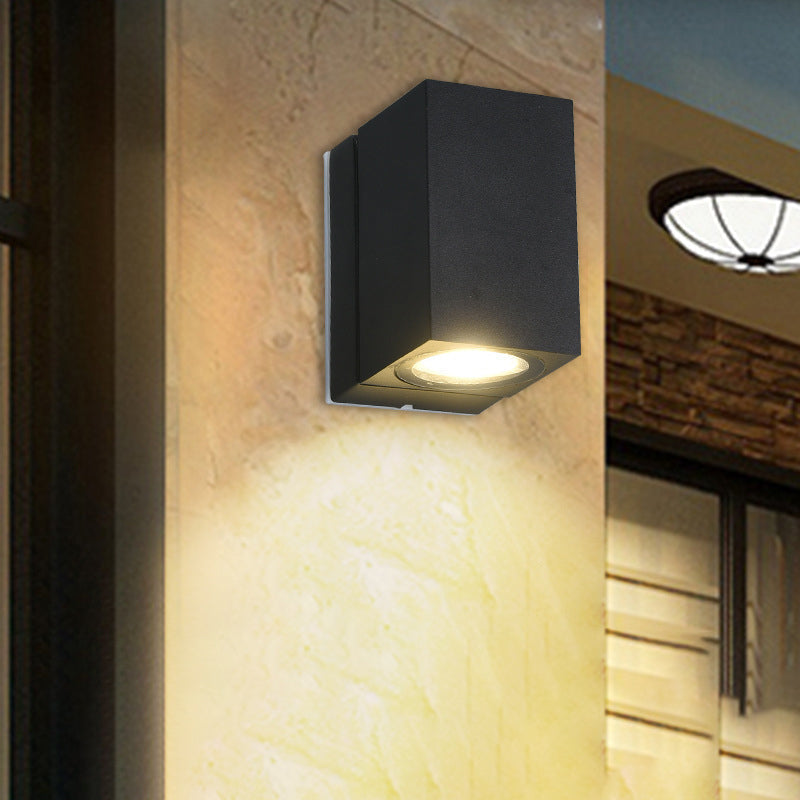 Simplicity Angle Square Aluminum LED Wall Sconce Lamp