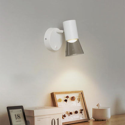 Scandinavian Acrylic Cylinder 1-Light Wall Sconce Lamp