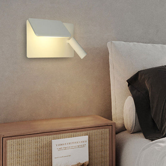 Square Aluminum Flat Spotlight LED Reading Wall Sconce Lamp