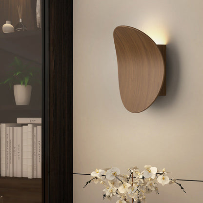 Japanese Bent Aluminum Acrylic LED Wall Sconce Lamp