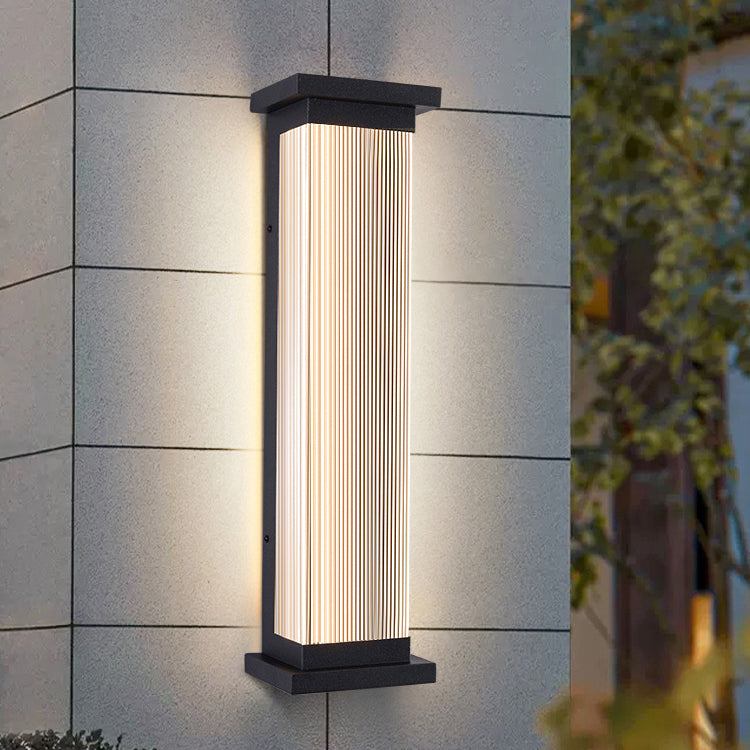Waterproof Stainless Steel Acrylic Wall Sconce Lamp