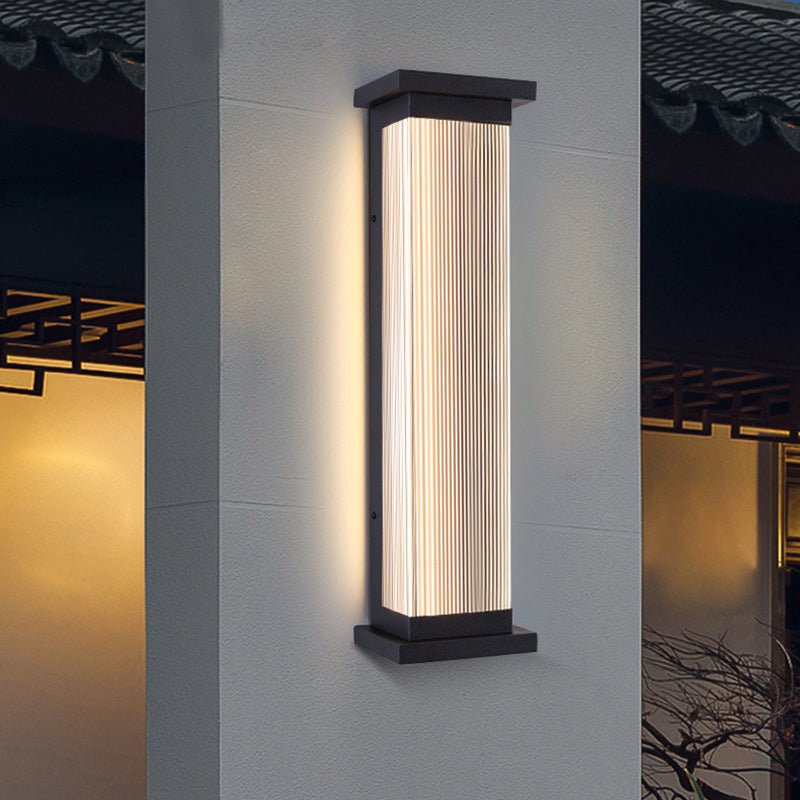 Waterproof Stainless Steel Acrylic Wall Sconce Lamp