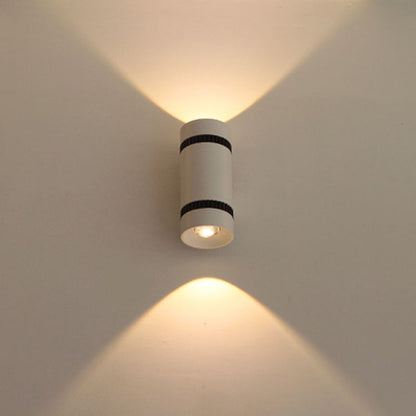Modern Minimalist Cylinder Aluminum LED Wall Sconce Lamp