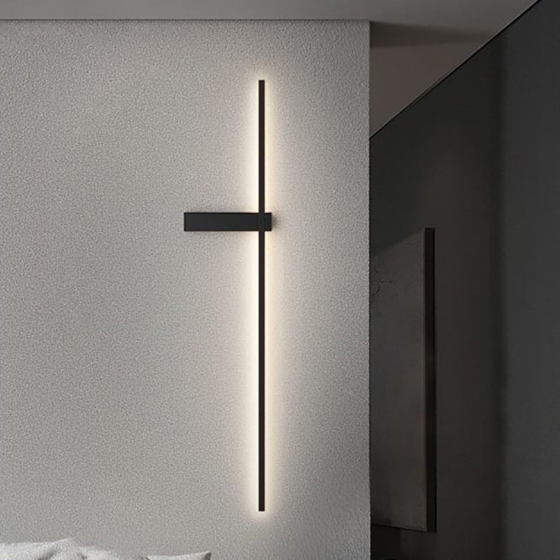Iron Aluminum Silica Strip Line LED Wall Sconce Lamp