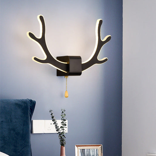 Acrylic Nordic Creative Antler Shape LED Wall Sconce Lamp