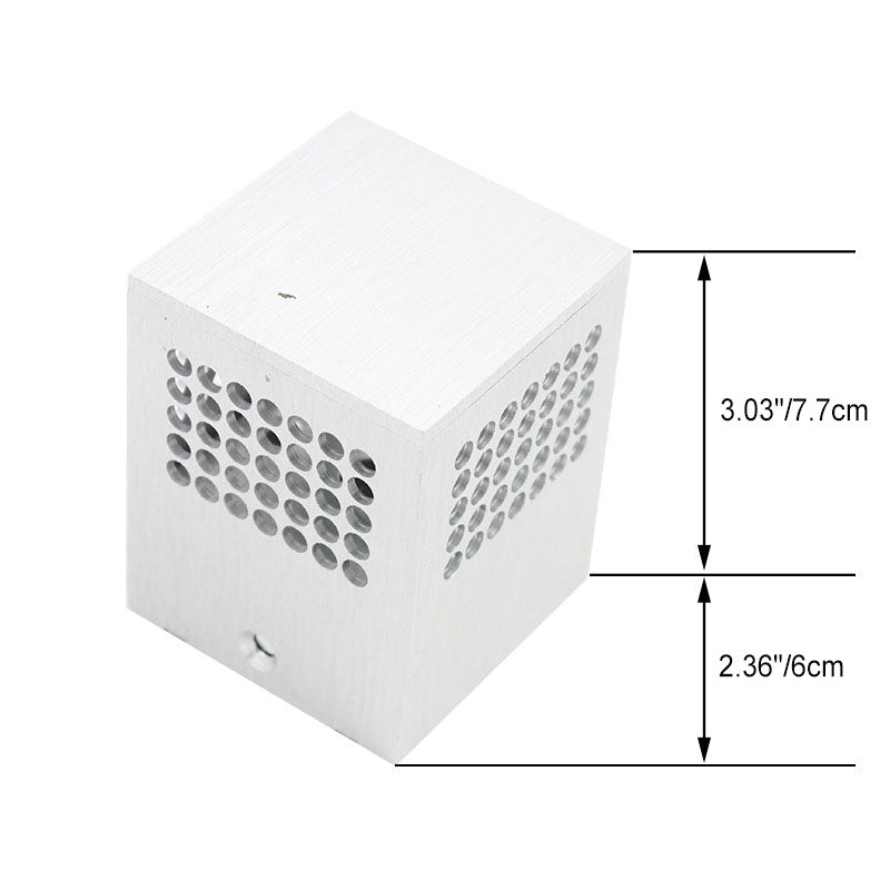 Modern Simplicity Square Aluminum LED Wall Sconce Lamp