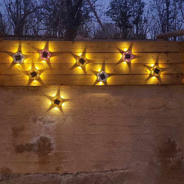Solar Garden Waterproof LED Outdoor Light Wall Sconce Lamp