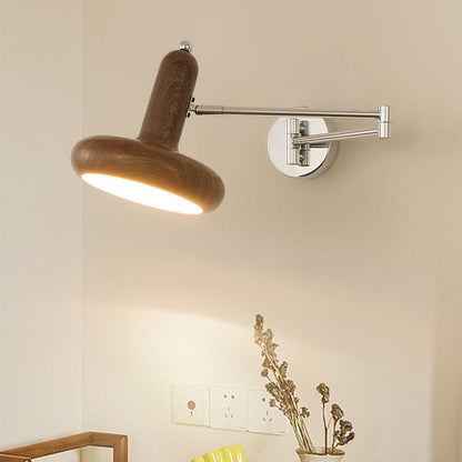 Scandinavian Adjustable Arm 1-Light Wall Sconce Lamp