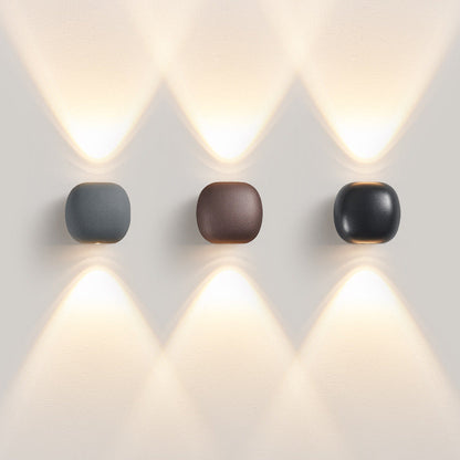 Modern Simplicity Aluminum Spherical LED Wall Sconce Lamp