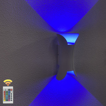 Waterproof Rectangle Aluminum LED Wall Sconce Lamp