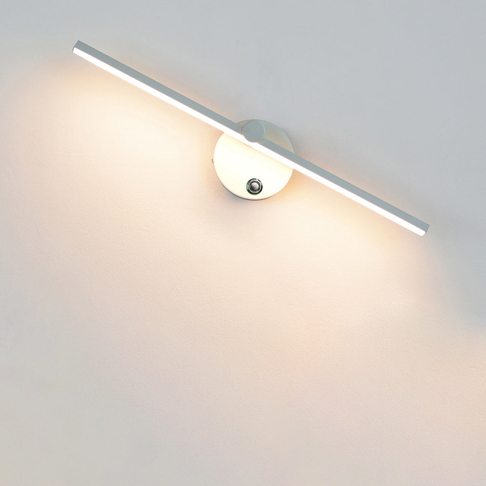 Aluminum LED Rotatable Touch Dimmer Wall Sconce Lamp