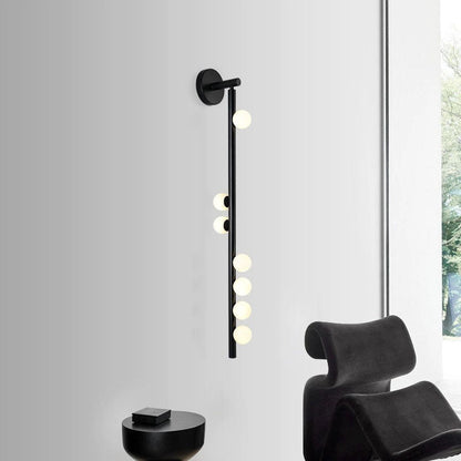 Simplicity Iron Glass Ball 3/5/7-Light Wall Sconce Lamp