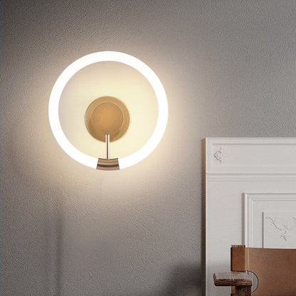 Simplicity Circle Acrylic Shade LED Wall Sconce Lamp