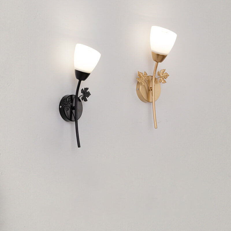 Scandinavian Flower Bud Shape 1/2-Light Wall Sconce Lamp