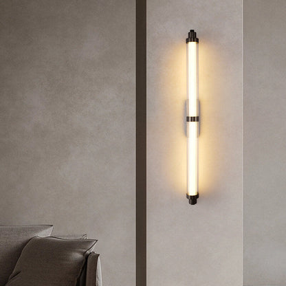 Scandinavian Stainless Steel Acrylic LED Wall Sconce Lamp