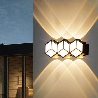 Waterproof Aluminum Acrylic Lozenge LED Wall Sconce Lamp