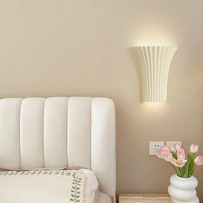 Half Cylinder Hardware Resin 1-Light Wall Sconce Lamp
