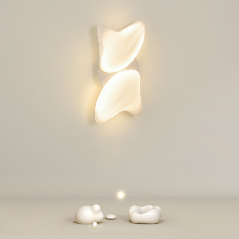 Creative PE Geometric Shade Hardware LED Wall Sconce Lamp