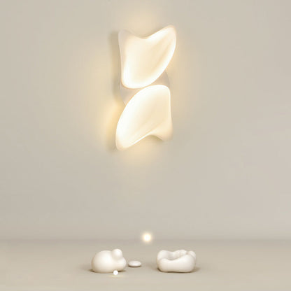 Creative PE Geometric Shade Hardware LED Wall Sconce Lamp