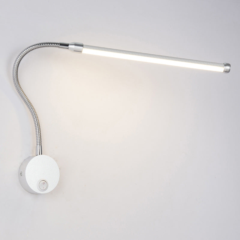 Modern Simplicity Aluminum PC Strip LED Wall Sconce Lamp