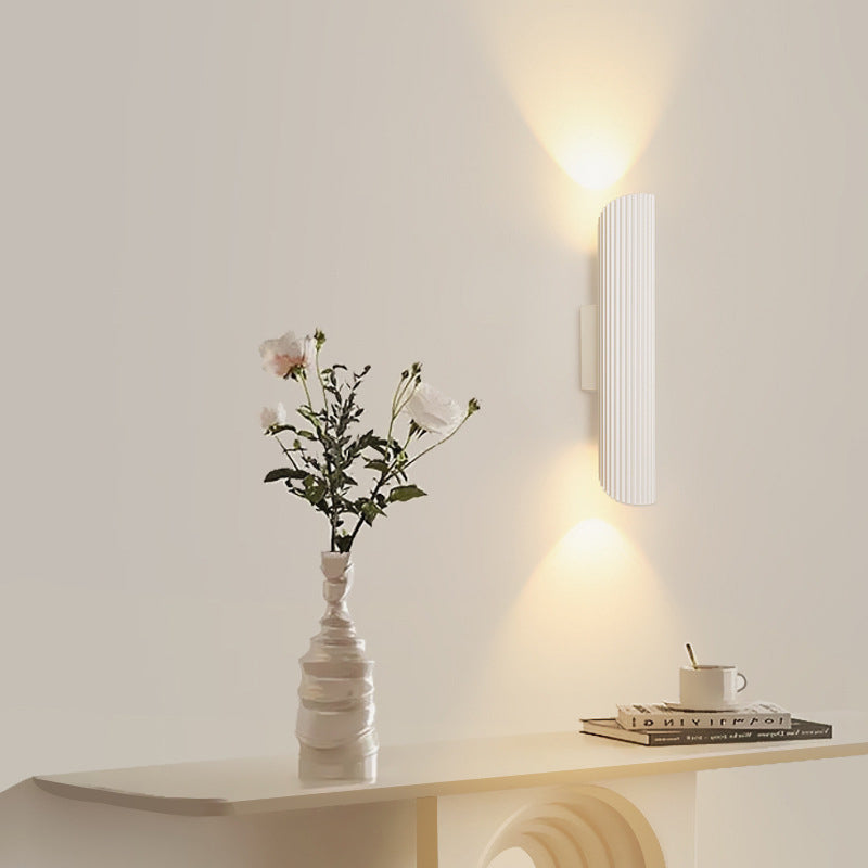 Simplicity Aluminum Roman Column Strip LED Wall Sconce Lamp