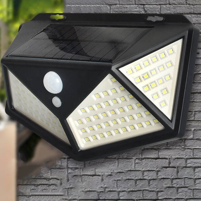 Simplicity Solar Lozenge LED Outdoor Wall Sconce Lamp