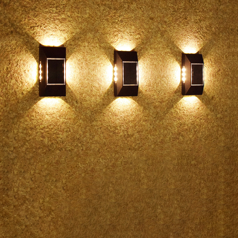 Simplicity ABS Plastic LED Outdoor Wall Sconce Lamp