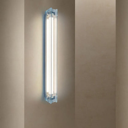 Industrial Style Simple Glass Strip LED Wall Sconce Lamp
