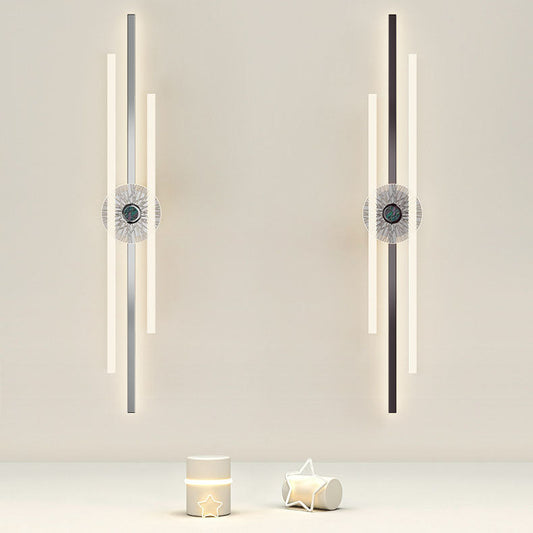 Long Strip Hardware Aluminum LED Wall Sconce Lamp