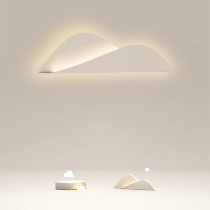 Minimalist Mountains Design Iron LED Wall Sconce Lamp
