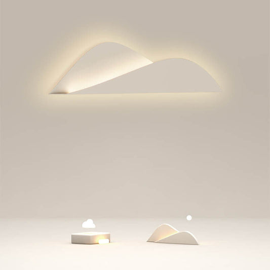 Minimalist Mountains Design Iron LED Wall Sconce Lamp